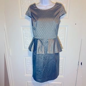 Worthington women’s blue and gold dress new with tags 12